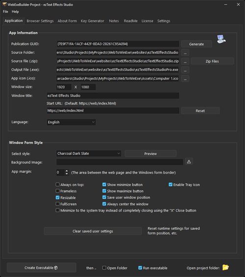 WebExeBuilder